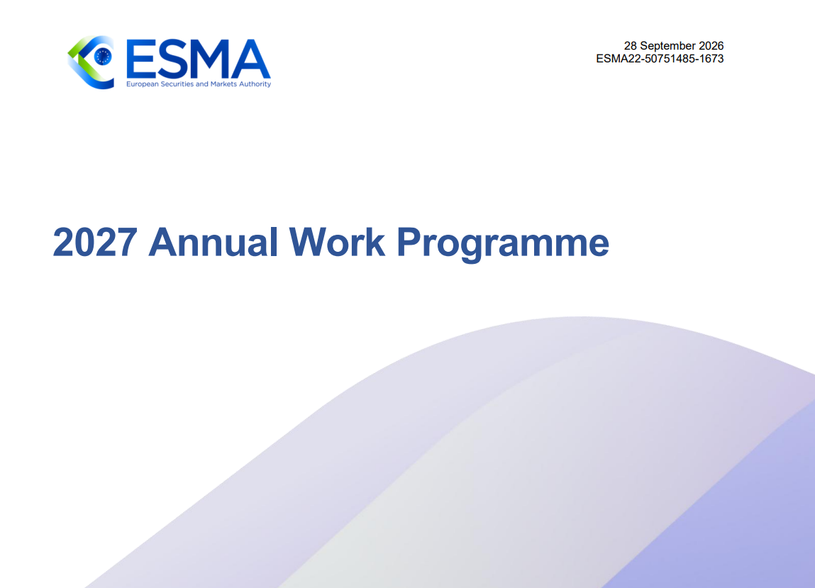 2027 work programme